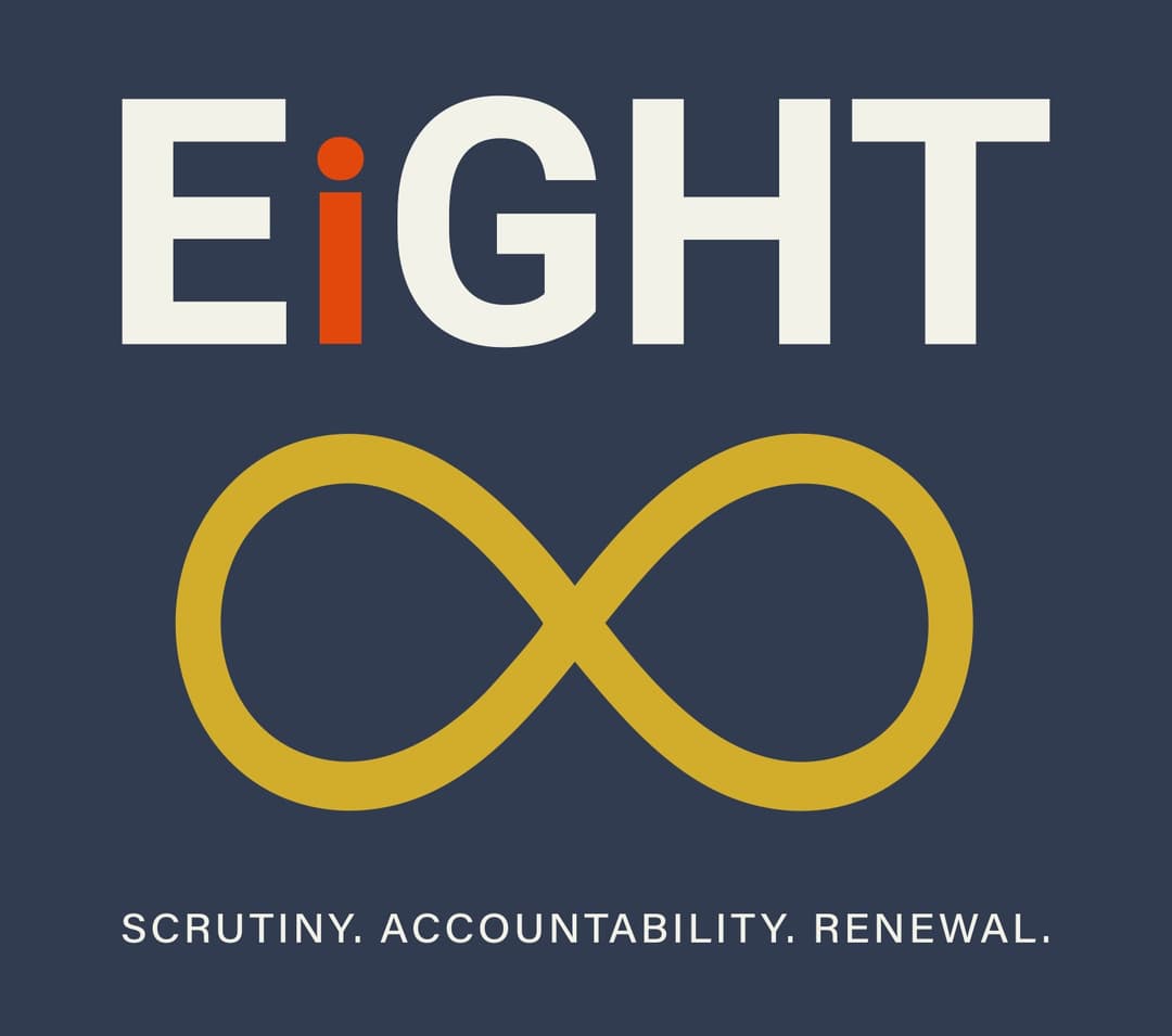 EiGHT organization logo - human rights integrity and humanitarian accountability